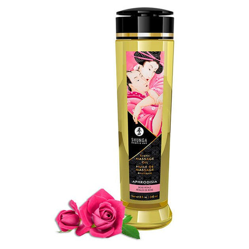 Aphrodisia Pétales de Rose Huile de Massage Érotique - Huiles - Shunga - 1