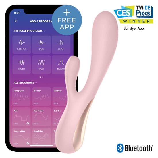 Mono Flex Rose avec App - Satisfyer - 1