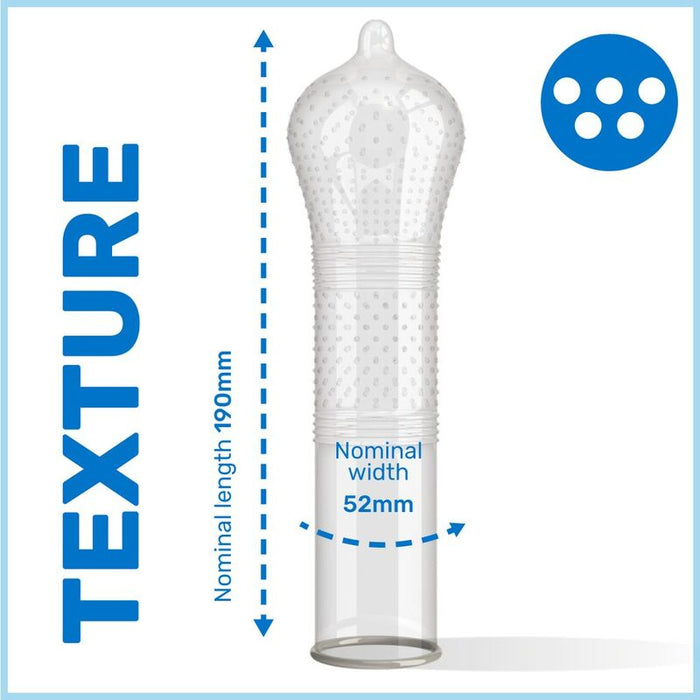 Préservatifs Points d&#39;Intensité et Vergetures 144 Unités - Pasante - 2