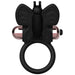 Cockring Papillon Anillo Vibrador Noir / Doré - Coquette - 7