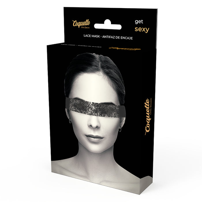Chic Desire Masque en dentelle noire - Coquette : Completo - 2