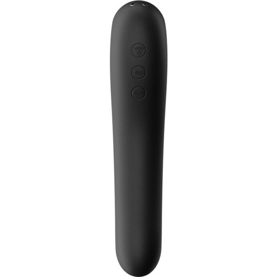 Dual Kiss Stimulateur Clitoris - Noir - Satisfyer - 4