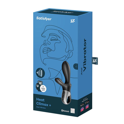 Climax de chaleur + Vibromasseur anal avec application - Noir - Satisfyer - 1