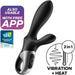 Climax de chaleur + Vibromasseur anal avec application - Noir - Satisfyer - 1