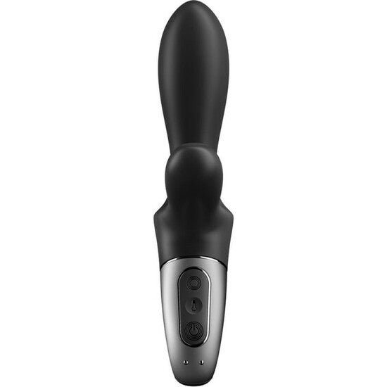 Climax de chaleur + Vibromasseur anal avec application - Noir - Satisfyer - 3