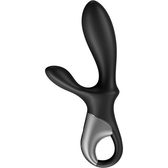 Climax de chaleur + Vibromasseur anal avec application - Noir - Satisfyer - 7