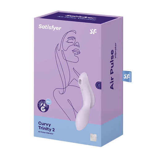 Stimulateur et vibromasseur Curvy Trinity 2 - Violet - Satisfyer - 1