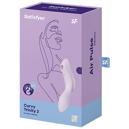 Stimulateur et vibromasseur Curvy Trinity 2 - Violet - Satisfyer - 2