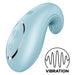 Plaisir trempant Vibromasseur Lay-on - Bleu - Satisfyer - 7