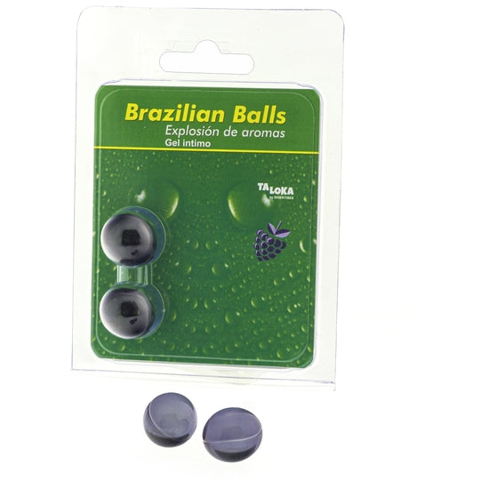 Gel intime Brazilian Balls Fruits des bois 2 Boules - Taloka - 1