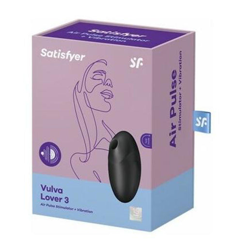 Amoureux de la vulve 3 - Stimulateur et Vibromasseur Noir - Satisfyer - 1