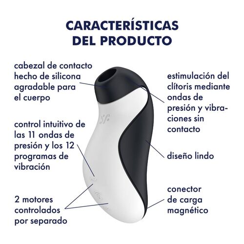 Satisfyer - Stimulateur à pulsations d'air Orca + vibrations - Satisfyer - 3