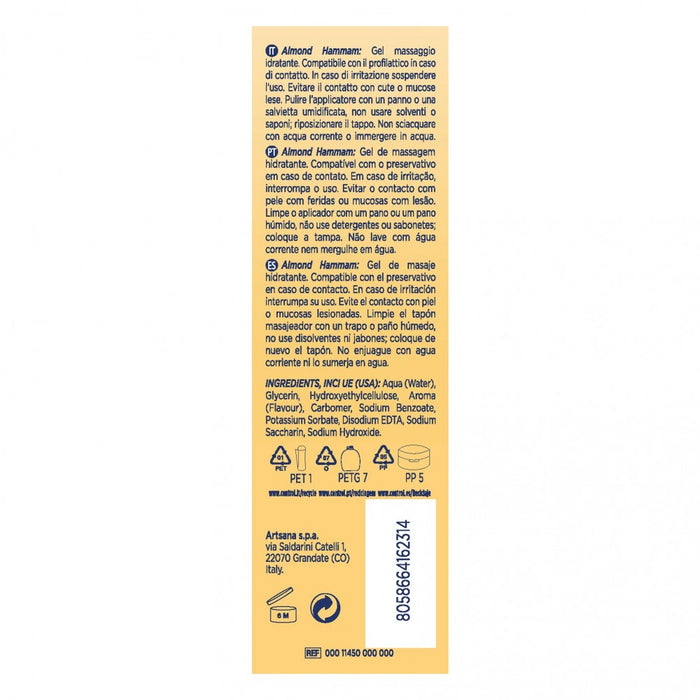 Contrôle Gel de Massage 3 en 1 Lait d'Amande 200 ml - Control - 2
