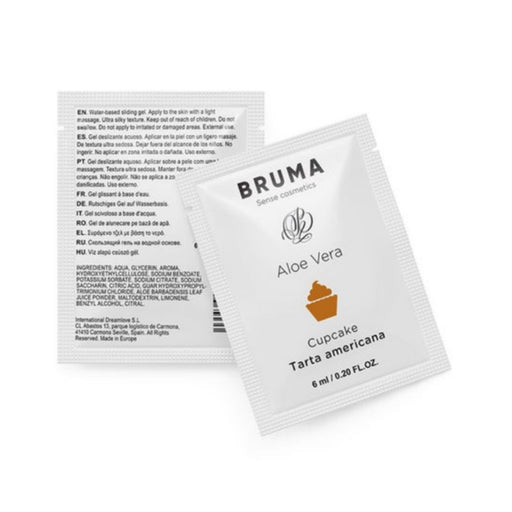 Gel lubrifiant 6 ml à l'Aloe Vera saveur tarte américaine - Bruma - 1