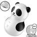 Stimulateur et Vibromasseur Pocket Panda - Blanc et Noir - Satisfyer - 4