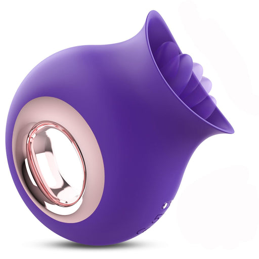 Tuli Stimulateur Clitoridien 9 Vibrations & 9 Oscillations - Violet - Intense - 1