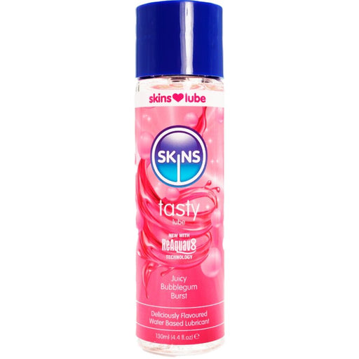 Lubrifiant à base d'eau saveur de chewing-gum 130ml - Skins - 1