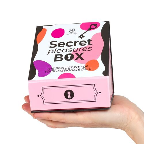 Boîte de Plaisirs pour Couples avec Dés, Balle Vibrante et Plumeau - Secret Pleasures Box - Secret Play - 3