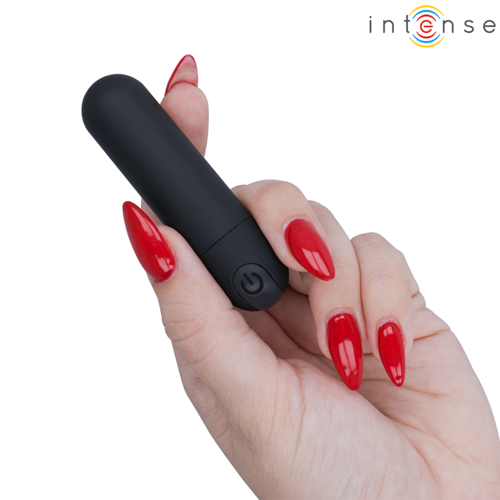 Mini Vibromasseur Bullet Karen 10 Modes Rechargeable - Noir - Intense - 2