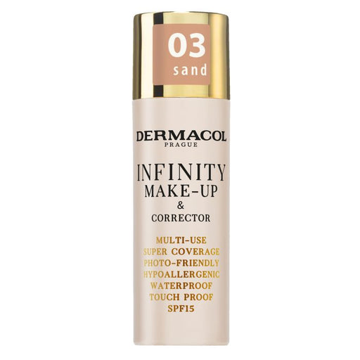 Maquillage et correcteur Infinity - Dermacol : 03 Sand - 1