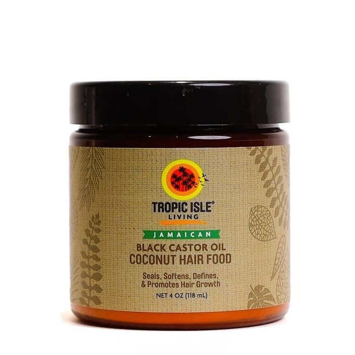 Nourriture capillaire à l'huile de ricin noire jamaïcaine à la noix de coco 118ml - Tropic Isle Living - 1