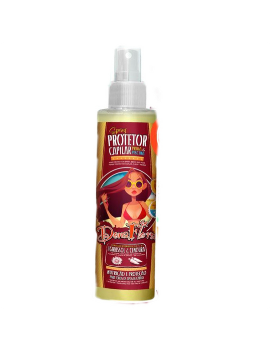 Spray protecteur capillaire pour la plage et la piscine 200ml - Dona Flora - 1