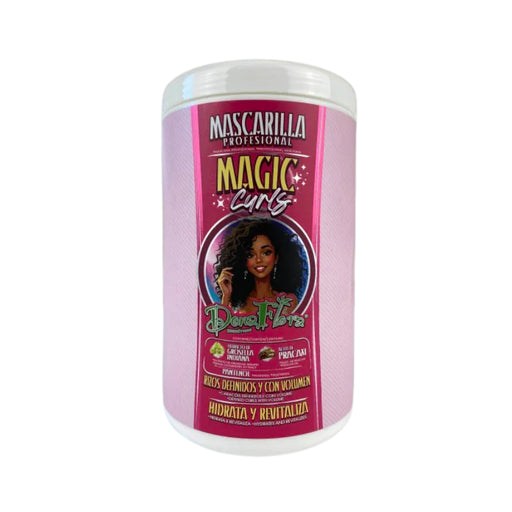 Masque hydratant revitalisant Magic Curls - Boucles définies avec volume 1000ml - Dona Flora - 1