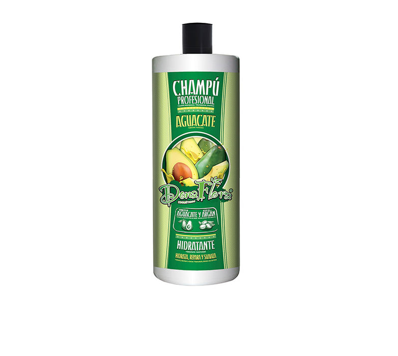 Shampooing Hydratant à l'Avocat et à l'Argan 1000ml - Dona Flora - 1
