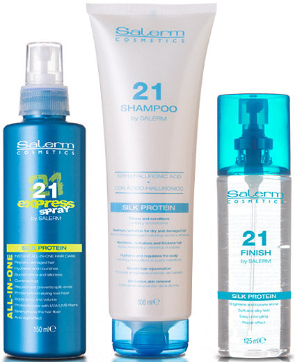 Pack 21 Champú + Spray + Finition - Salerm - 1