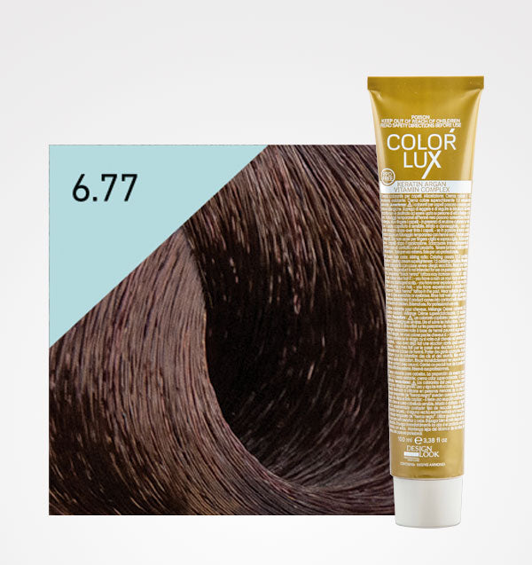 Teinture en Crème Color Lux 100ml - Design Look : 6.77 Chocolate Fondant - 1