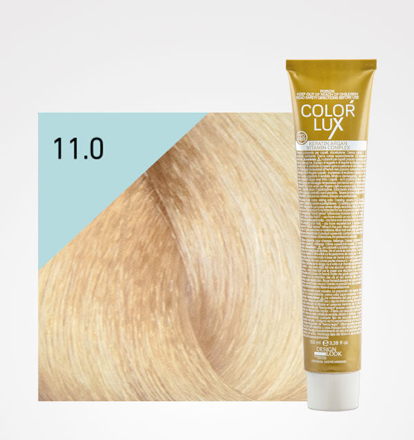 Teinture en Crème Color Lux 100ml - Design Look : 11.0 Super Rubio Platino - 1