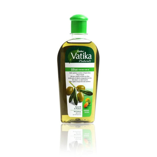 Huile capillaire à l'olive enrichie 200ml - Vatika - 1