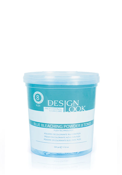 Poudre décolorante bleue Plex - 8 tons 500gr - Design Look - 1