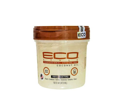 Gel Fixant Effet Gomme - Huile de Coco - Eco Styler : 473 Ml - 1
