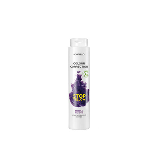 Shampoing Correction de Couleur Stop Pigments Jaune Violet 300ml - Montibel·lo - 1