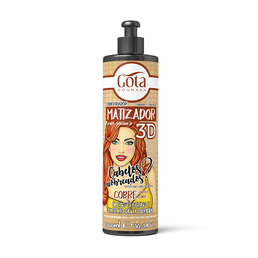 Toner 3d - Cuivre 300ml - Gota Dourada - 1