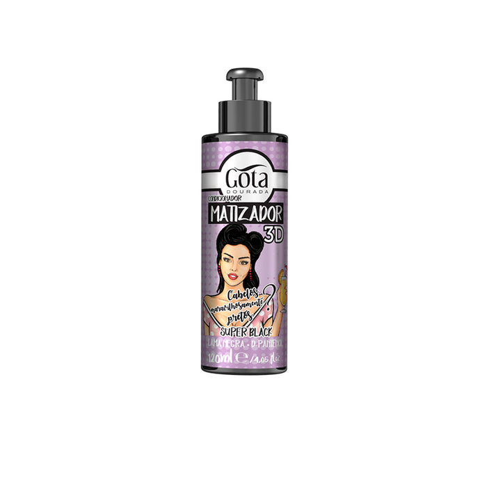 Toner 3d - Super Noir 120ml - Gota Dourada - 1