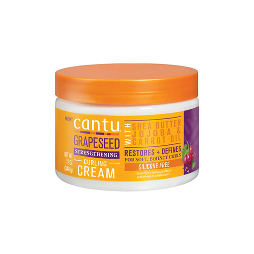 Crème Coiffante Boucles aux Pépins de Raisin 340 G - Cantu - 1