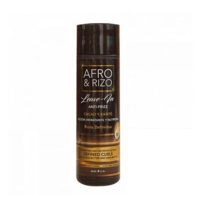 Crème démêlante pour cheveux - Sans rinçage. - Afro & Rizo - 1