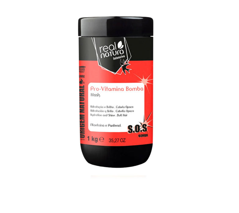 Masque sans Sel aux Vitamines - Masque Sem Sel Pro-Vitamine Pompe 1 Kg - Real Natura - 1