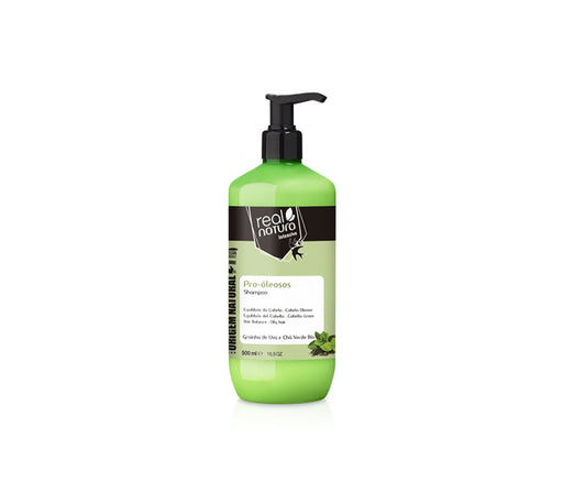 Shampoing Sans Sel pour Cheveux Graso - Shampoing Sans Sel Pro-Gras 500 ml - Real Natura - 1