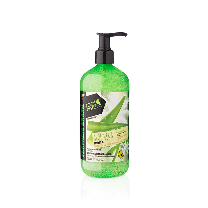 Gelée capillaire Aloé Vera Hydre 500 ml - Real Natura - 1