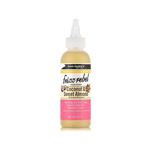 Aceite Antiencrespamiento - Huile de noix de coco et d&#39;amande douce Frizz Rebel 118 ml - Aunt Jackie's - 1