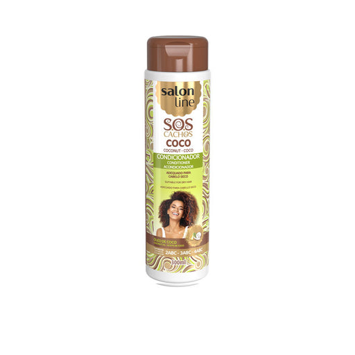 Après-shampoing SOS Boucles - Huile de coco 300ml - Salon Line - 1