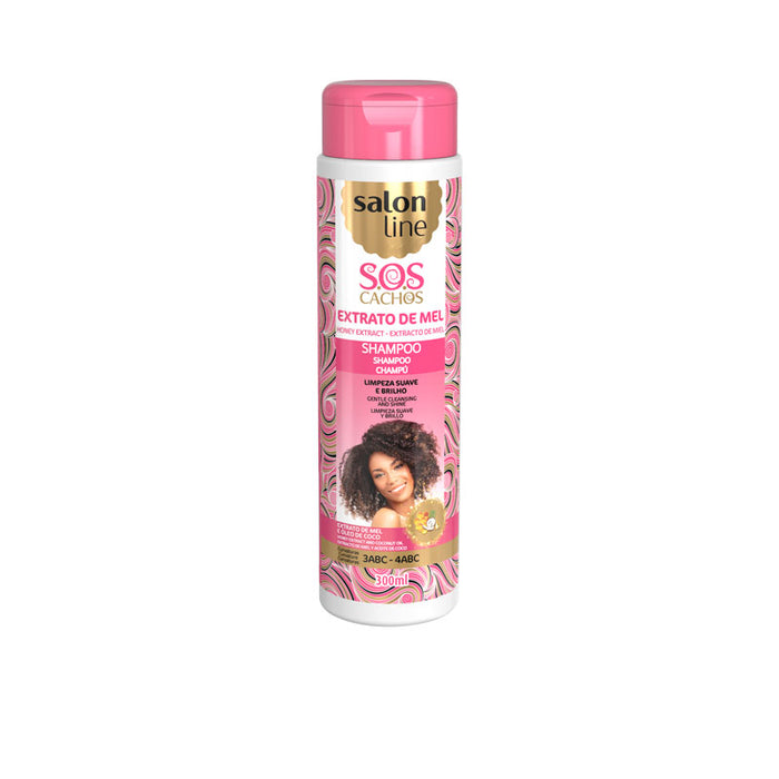 Shampooing SOS Boucles Miel - 300 ml - Salon Line - 1