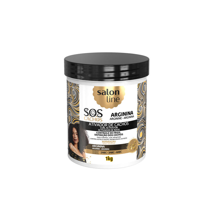 Activateur de Boucles SOS Cachos Arginine - 1kg - Salon Line - 1