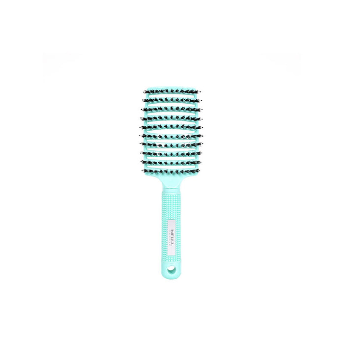 Brosse Squelette Poils de Sanglier et Brosse Totale Nylon Vert Menthe - Bifull - 1