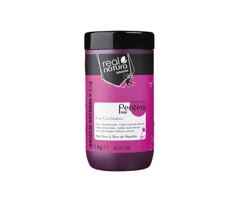 Crème de coiffage Pro-cachinhos 1000ml - Real Natura - 1