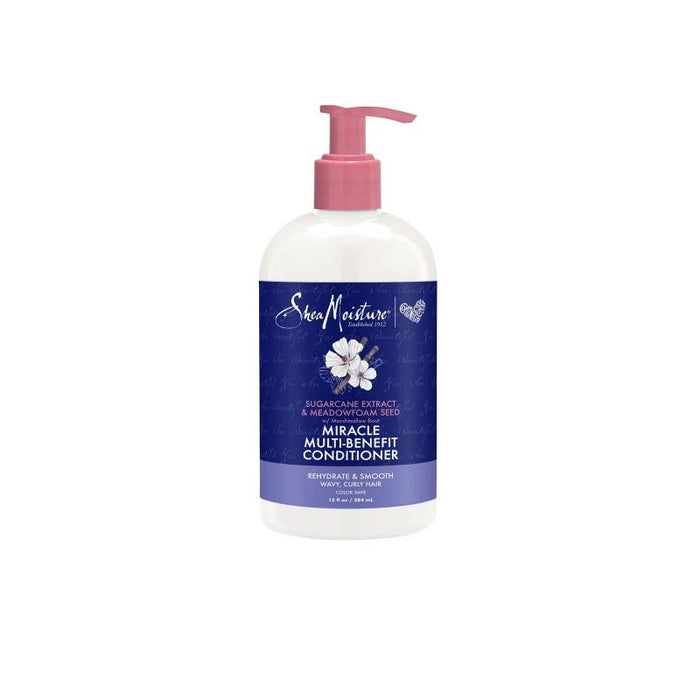 Après-shampooing Miracle à l'extrait de canne à sucre et de graine de Limnanthe 384ml - Shea Moisture - 1