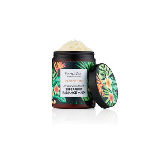 Masque de radiance aux superfruits de fleurs d'agrumes africains 300ml - Flora Curl - 1